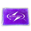 Rectangular Purple Hot/ Cold Pack with Gel Beads
